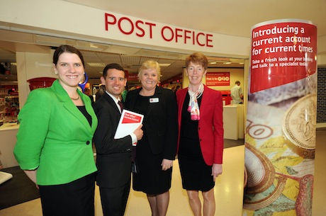 Post Office: introduced current accounts with a campaign earlier this year