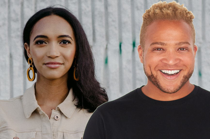 L-R: Naria Frazer and Stefan Embry.