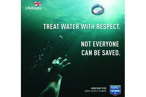 RNLI’s Respect the Water campaign is a core part of the charity’s drowning prevention work