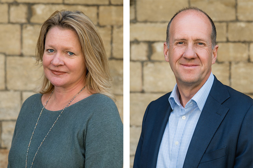 (L-R) Athene's new MD, Rachel Wild, and founder, Richard Astle