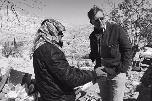 On the ground: Whitehall man Richard Caseby gathers audience insight near Al-Karak, Jordan