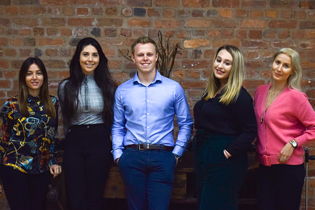 Roland Dransfield recruits: Alicia Verrando, Maria Murphy, Sam Dyson, Martha Moore and Aino Raittinen