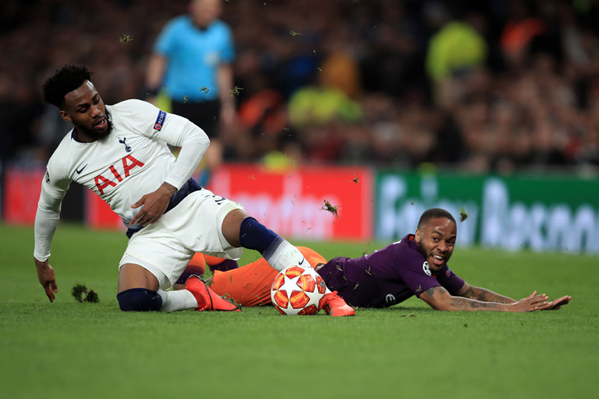 Danny Rose, left, and Raheem Sterling have both expressed concerns about football returning too soon. Photo: Getty Images.