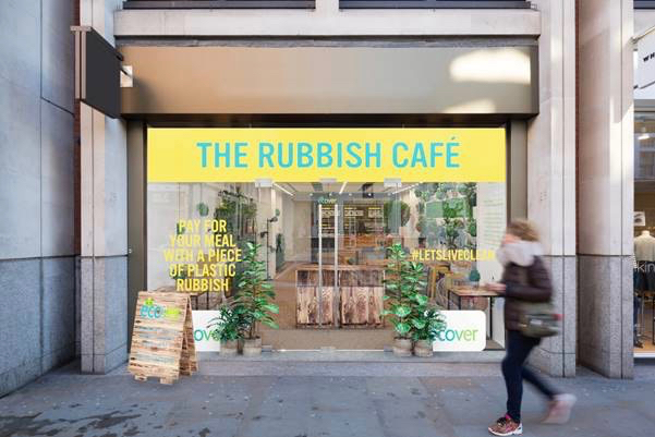 The Rubbish Café: Ecover's live experience concept created by Red