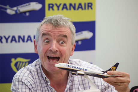 Michael O'Leary: "Short of committing murder, bad publicity sells more seats."