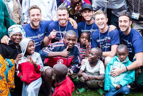 The Overtones: Visited Rwanda with Operation Smile