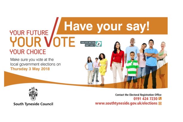 South Tyneside Council: Local elections marketing activity reminds the electorate to have their say