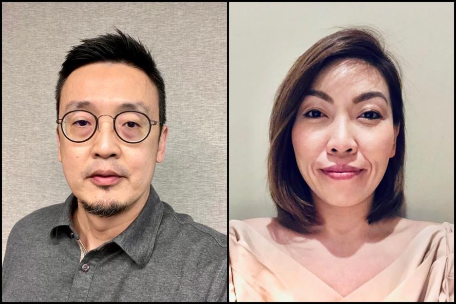 From left: Andy Lee & Michelle Tee