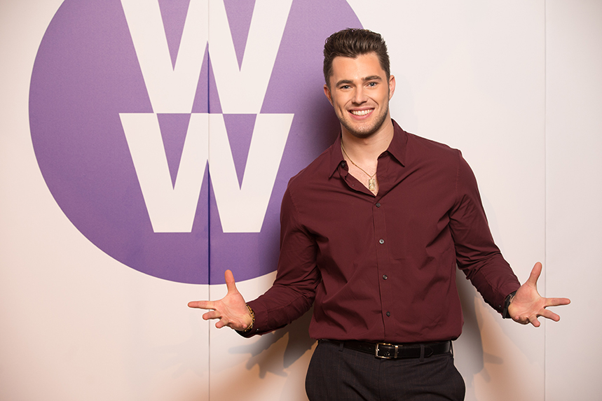 Professional dancer Curtis Pritchard is a new Weight Watchers ambassador