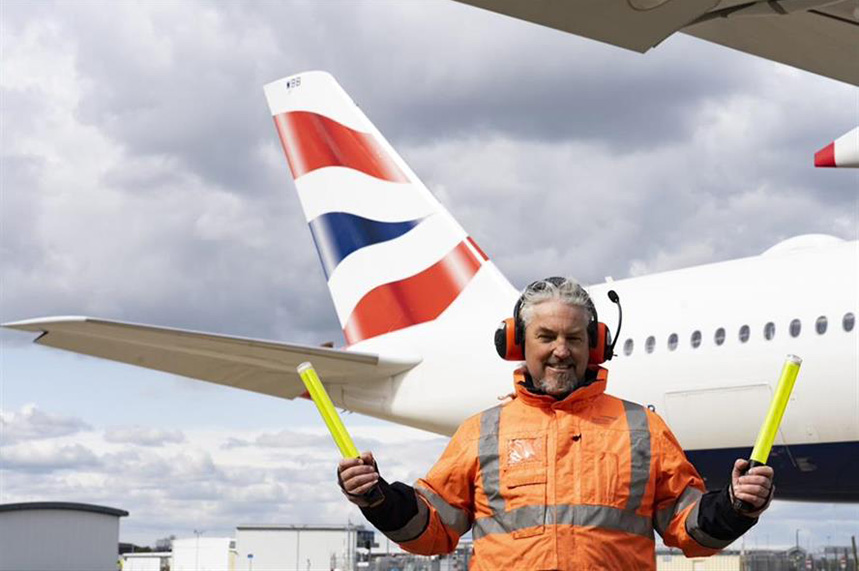 The film features ground operations lead Chelsea Rawlings, aka 'the baton guy'
