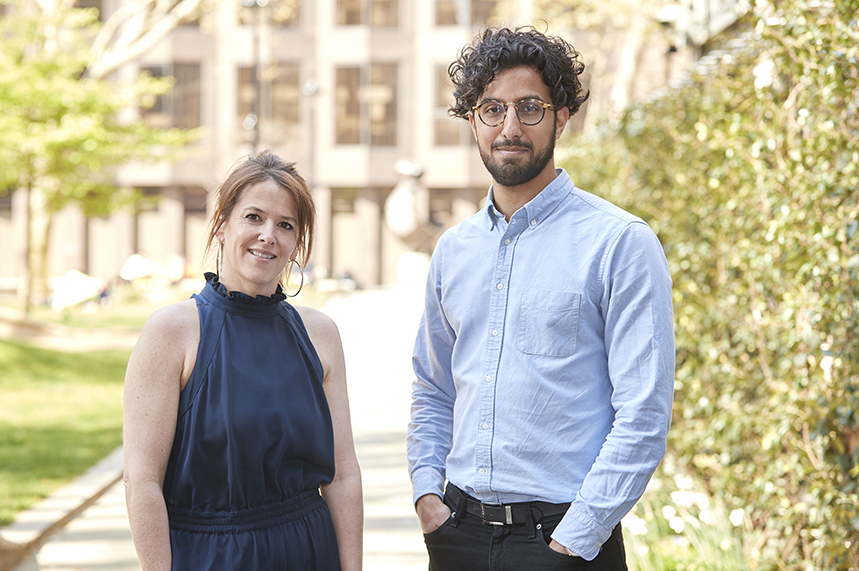 Louise Farmer (L) and Jaber Mohamed (R) bring experience of pharma and government comms to the healthcare practice
