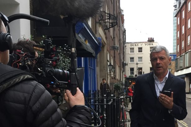 Alan Edwards: Filming upcoming BBC Four documentary 'Media Moguls'