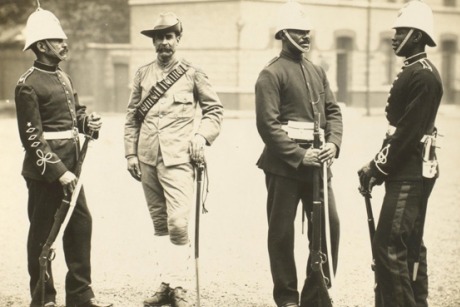 Colonial soldiers from across the Empire: An image from the museum's Commonwealth collection (credit: National Army Museum)