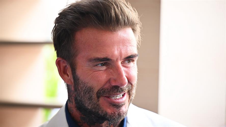 David Beckham headshot