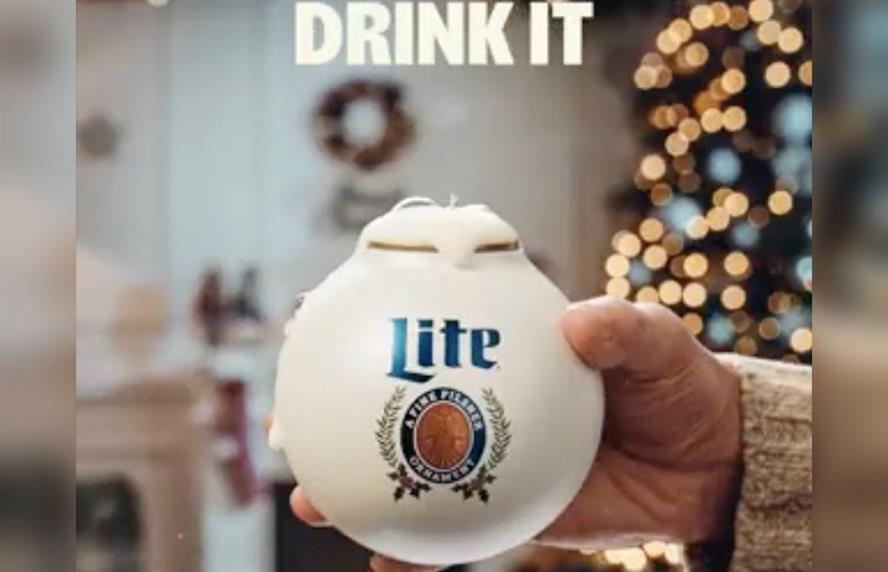 Miller Lite Beernament decoration