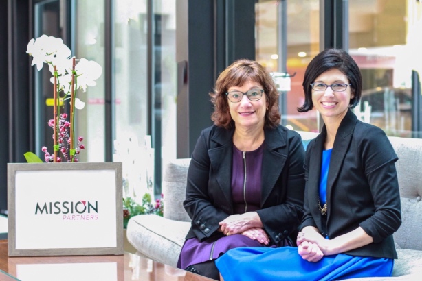 Carolyn Berkowitz (L) and Carrie Fox