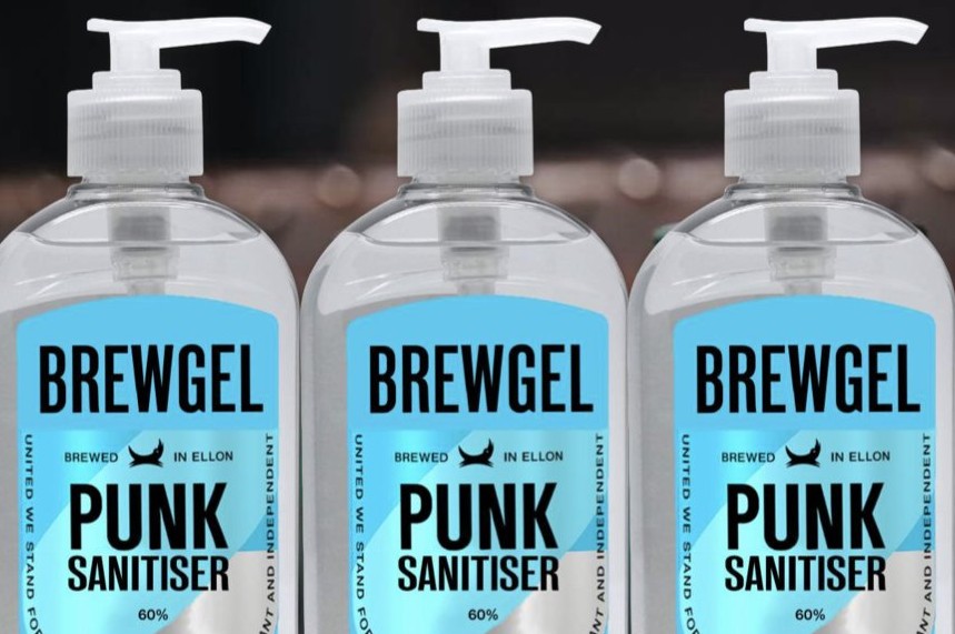 Brewdog is producing hand sanitiser during the pandemic (picture via Twitter)