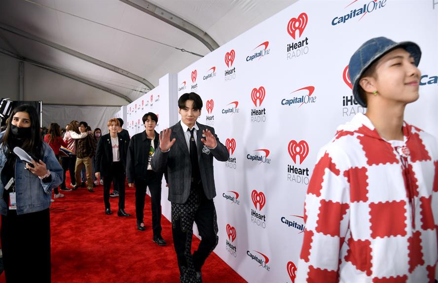 BTS at the IHeartRadio show