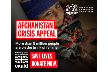 Raising £38m for the Afghanistan Crisis, by John Ayling & Associates for Disasters Emergency Committee
