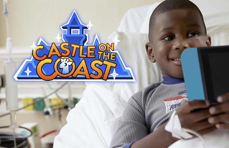 Castle on the Coast game screen and logo