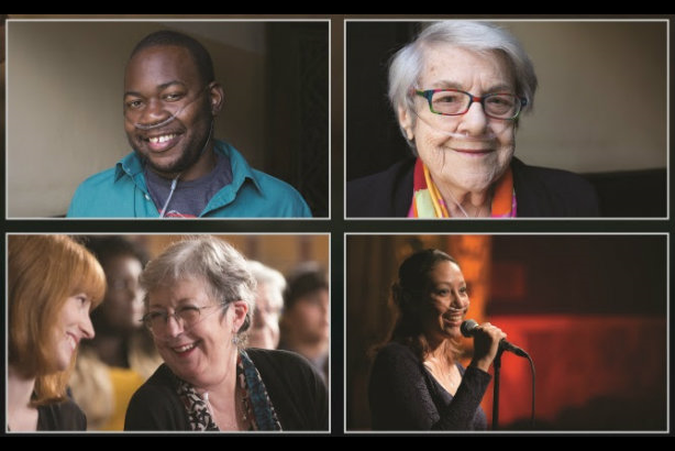 Finding their voice: some of the members of the 18-strong Breathless Choir
