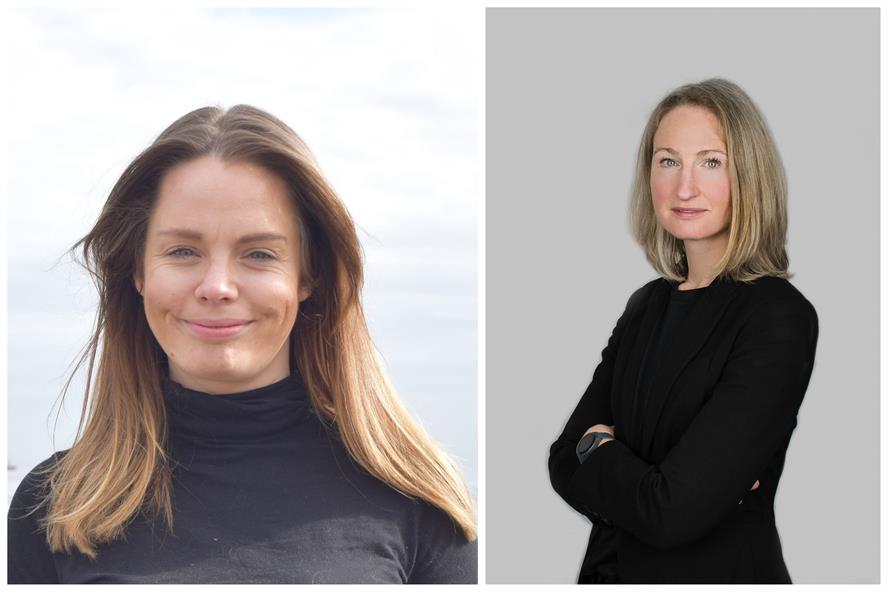 New positions: Natalie Coupar (left) and Jenny Stanning