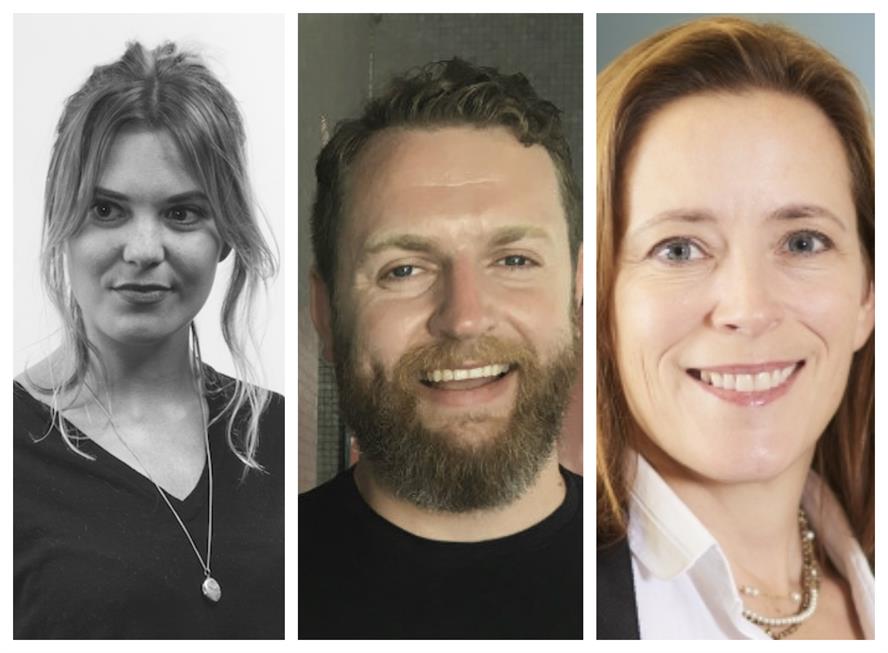 Top speakers (L-R): Ottilie Ratcliffe (The Romans), Kev O’Sullivan (FleishmanHillard Fishburn) and Tanya Ridd (Snap Inc)