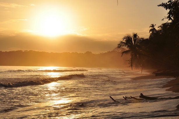 Costa Rica: Sunrise in Cahuita on the Caribbean coast (Credit: Armando Maynez via Flickr)