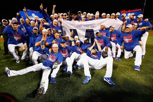 The Chicago Cubs won game seven of the World Series Wednesday night in Cleveland. (Image via the Cubs' Facebook page). 