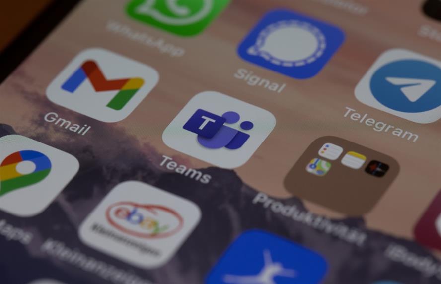Microsoft Teams app. Credit: Unsplash