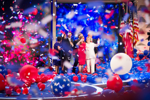 The Democrats close out their convention in Philadelphia. (Image via the convention's Twitter account). 