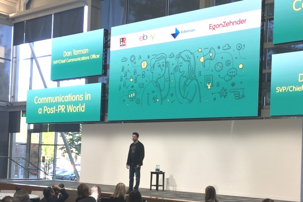 eBay SVP and chief communications officer Dan Tarman at