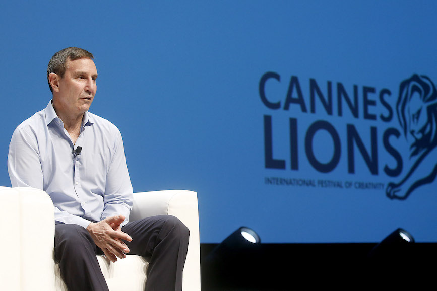 Richard Edelman at the 2018 Cannes Lions International Festival of Creativity. (Photo credit: Getty Images). 