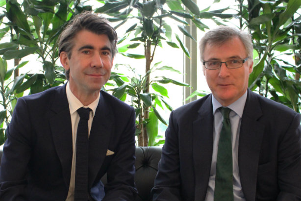 Integration moves from 'PowerPoint pipe dream to reality' - Edelman EMEA boss ED Williams (left) and Smithfield co-founder John Kiely