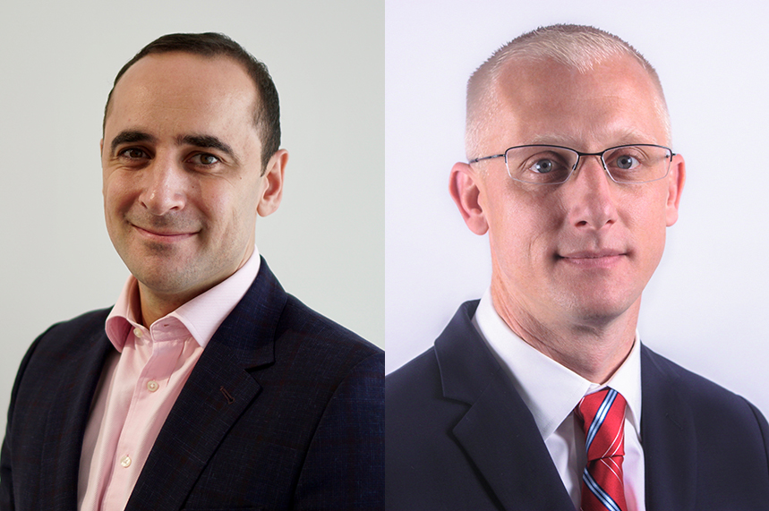 Expanded roles: Omar Qirem (left) and Jordan Rittenberry