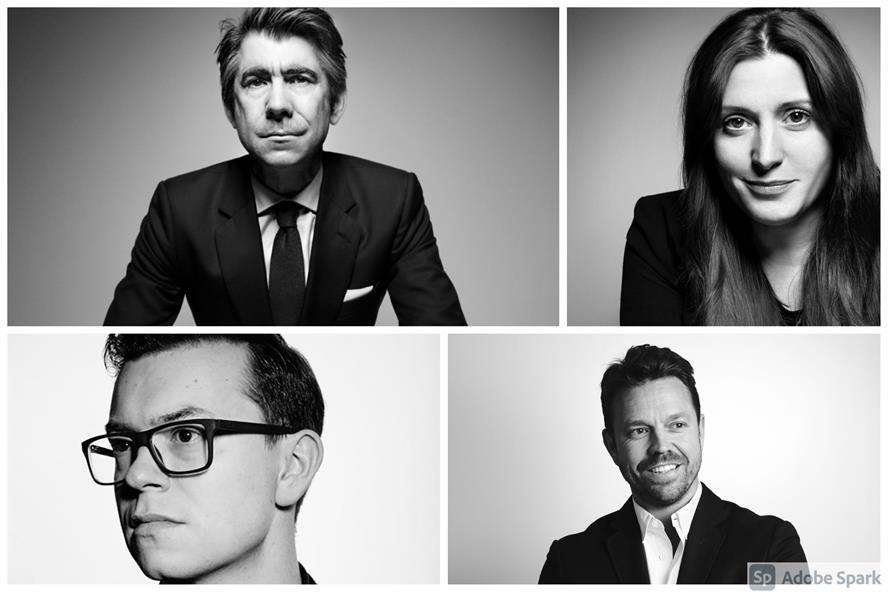 Clockwise from top left: Ed Williams, Ruth Warder, Hugh Taggart, Justin Westcott