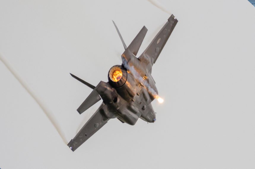 The F35 fighter jet is one of the aircraft that Meggitt provides parts for 