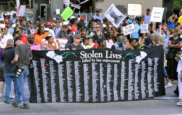 Feelings are running high in the US after police shot dead a young black man in Ferguson, Missouri