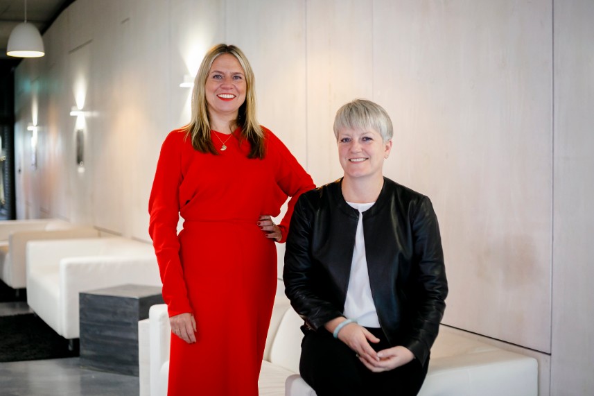 ZPR founder Zaria Pinchbeck (left) and Finn's Chantal Bowman-Boyles