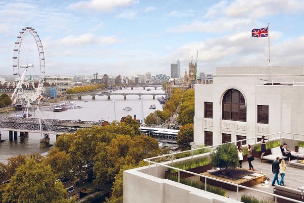 Office room with a view: Finsbury's balcony