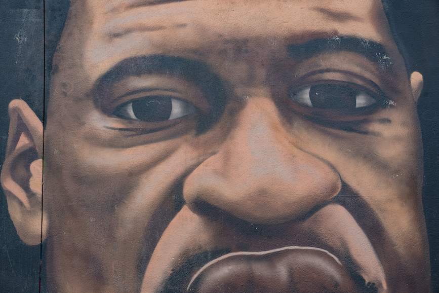 A memorial to George Floyd in Atlanta. (Photo credit: Getty Images). 