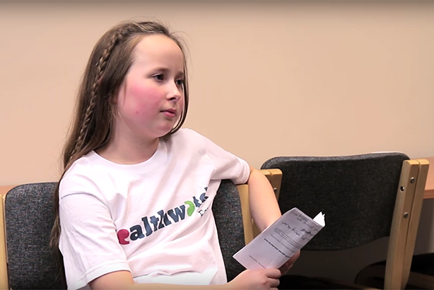 Ten-year-old 'Healthwatch Harriet' grills health bosses on STPs