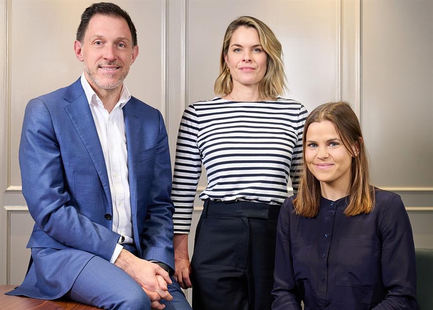 Michael Pooley, Kate Thurlwell and Lara Cornwall