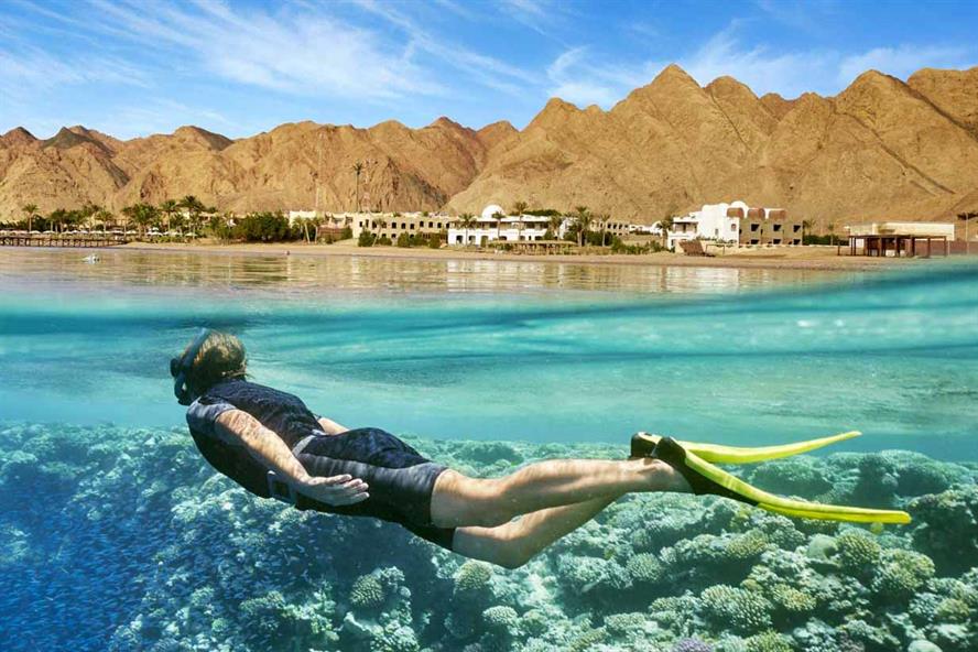 Hurghada beachfront, Egypt