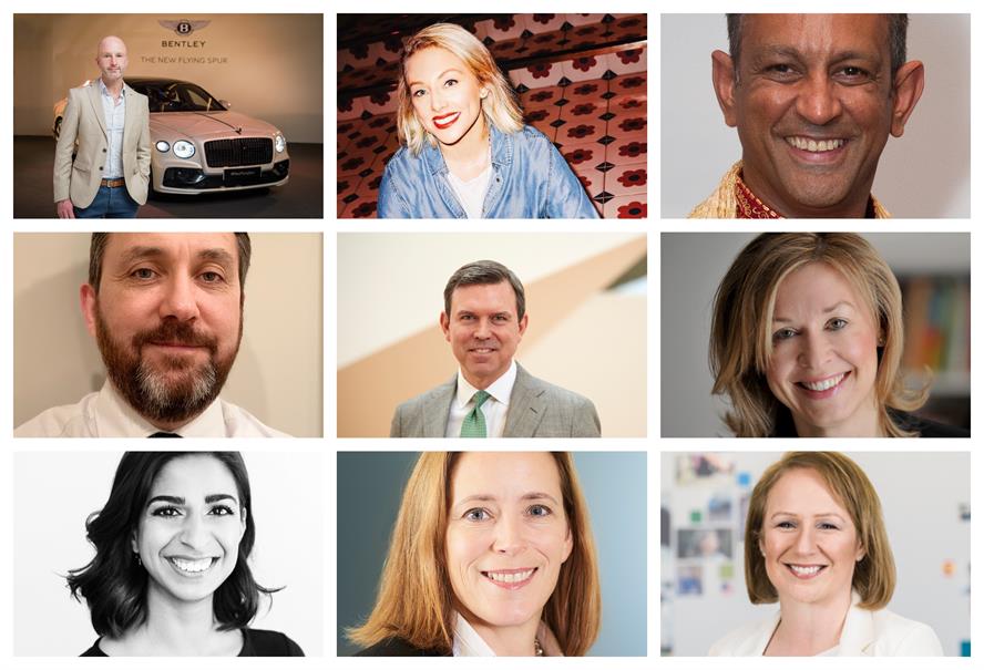Clockwise from top left: Wayne Bruce, Laura Clare, Anil Ranchod, Mary Whenman, Alex Cole, Tanya Ridd, Shiryn Sayani and Ian Middleton, with Geoff Morrell centre
