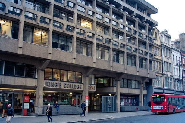 KCL is based on the Strand in central London (Credit: poppet with a camera via Flickr)