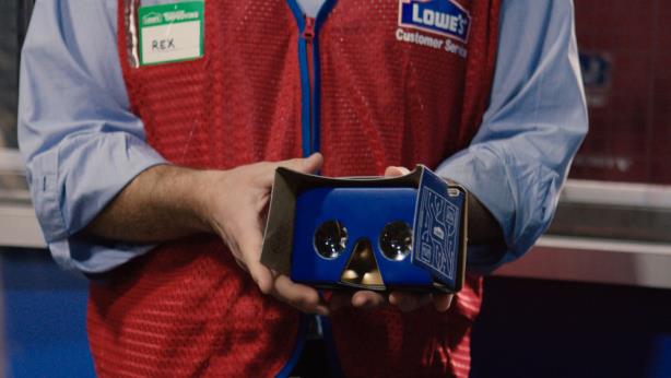 Lowe's launched its Lowe's Vision VR project last month. 