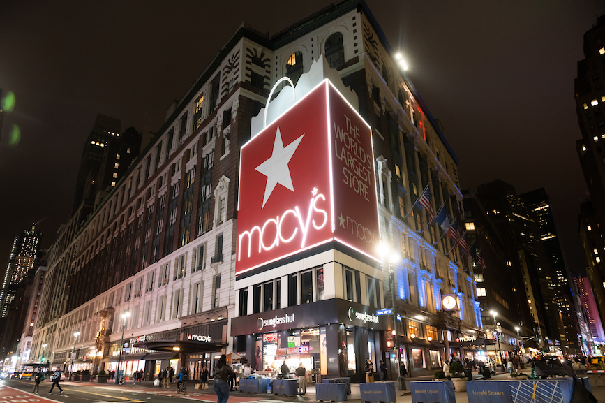 Macy's Herald Square in New York City. (Photo credit: Getty Images). 