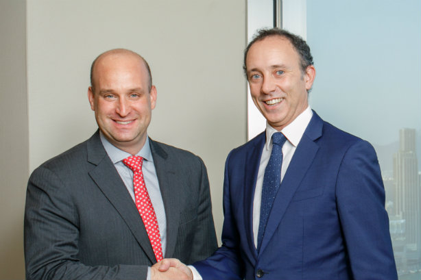 Deal: Nova (l) sells to Hume Brophy (CEO McDevitt on right)