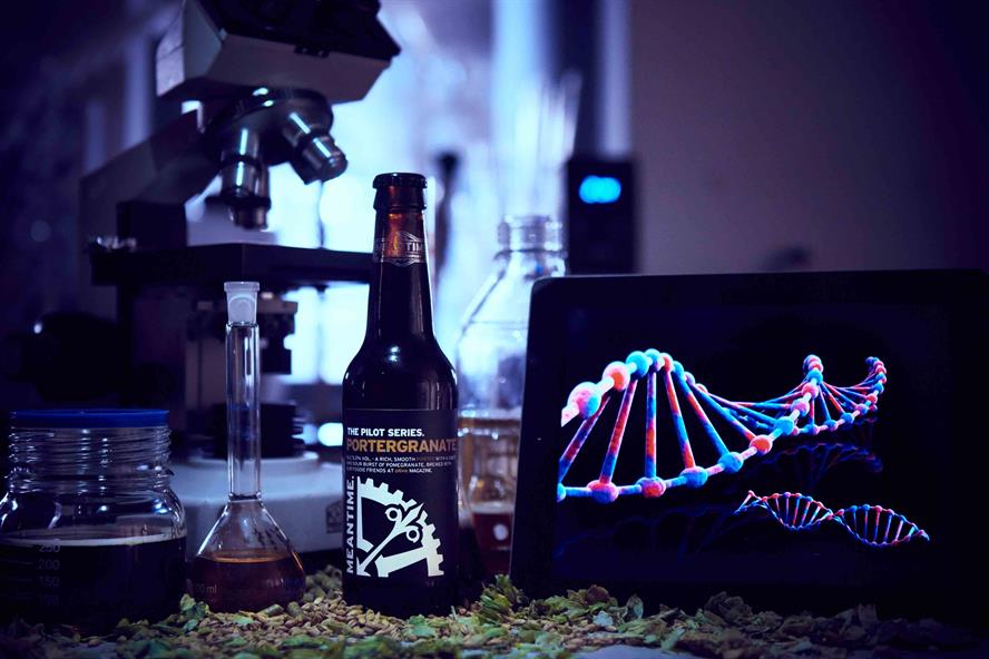 Hope&Glory created personalised Meantime beer in 2016 using DNA testing